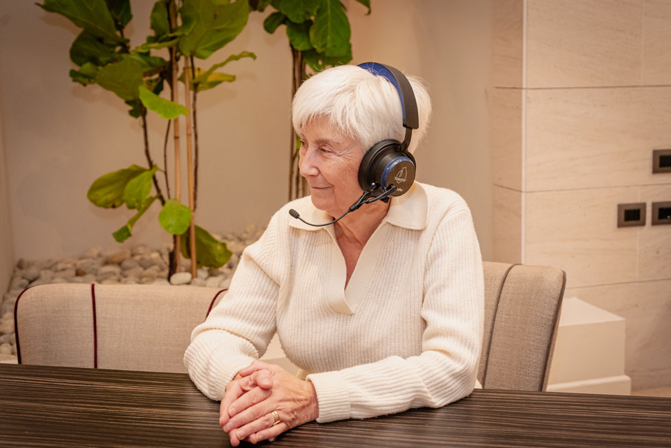 Adult experiencing Tomatis Method